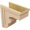 Ekena Millwork 12"W x 24"D x 24"H Classic Highland Rough Cedar Woodgrain TimberThane Corbel, Primed Tan CORUR12X24X24HLDRCPR - alternate 5